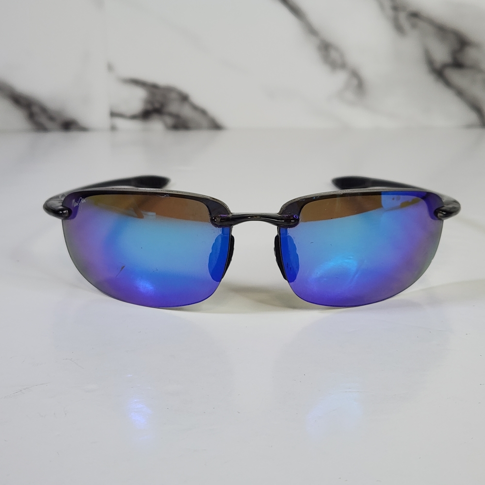 Maui Jim Polarized Sunglasses MJ Sport. Ho'okipa MJ-407 Blue Lenses - Picture 3 of 12